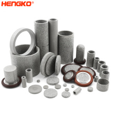 HENGKO 1 2 5 10 micron SS 304 316L sintered stainless steel porous metal highly difficult sintered high precision filter